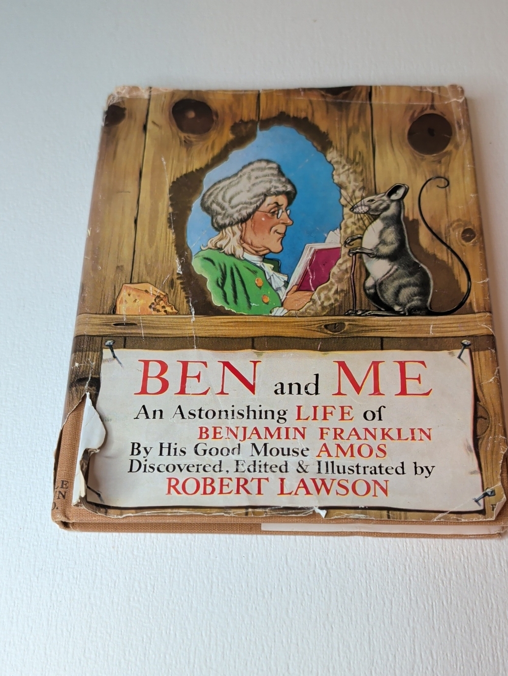 Ben and Me Children’s Story Book - Illustrated Cover in Blue, Green & Brown